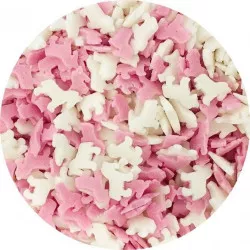Zuckerkeks Einhorn rosa-weißer (50 g) FL25910-1