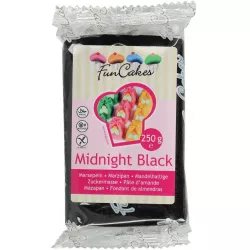 Ausgezeichneter Marzipan 1:5 schwarzes Midnight Black 250 g