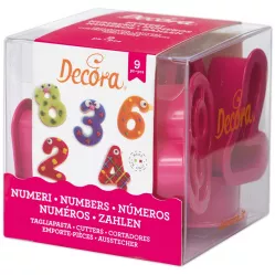 Ausstechformen Ziffern 0 - 9, 5,2x2,2 cm