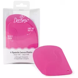 Konditorei-Spachteln 2 Stück rosa 14,5 cm und 12,5 cm