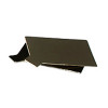 Unterlegscheibe goldfarben, schwarz, rechteckig, für Minidezert, 9x5,5 cm, 1 Stück