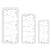 Satz Ausstechformen 3 Stück Geometric - Puzzle
