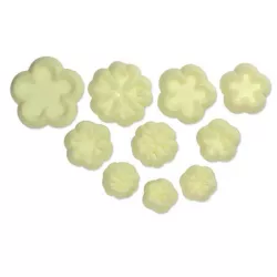 Satz Ausstechformen 10 Stück Gänseblümchen und Primeln