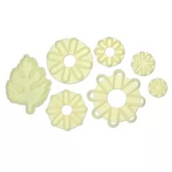 Satz Ausstechformen 7 Stück - Chrysantheme