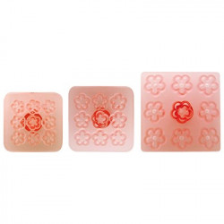 Set von Ausstechformen 3 Stück Gänseblümchen