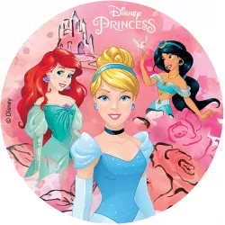 Fondantblatt Disney-Prinzessin 20 cm