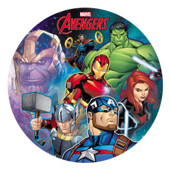 Essbares Papier Avengers 20 cm