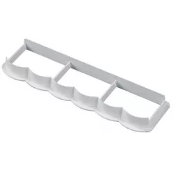 Ausstechform für Tortenkanten, abgerundet — 20,5 × 5 cm