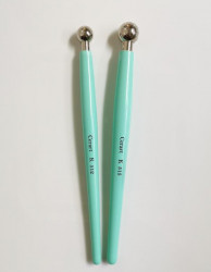 Metallische Klemmleisten grün 2 Stück