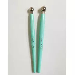 Metallische Klemmleisten grün 2 Stück