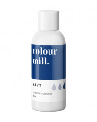 Ölfarbe 100 ml hochkonzentriert marineblau - Navy