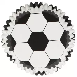 Cupcake-Törtchenhalter 30 Stück – Fußballball