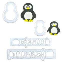Set Ausstechformen Pinguine 4 Stück