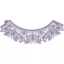 Decoratorer Kuchendeckchen für Cupcakes 12 pcs Schmetterling Lila