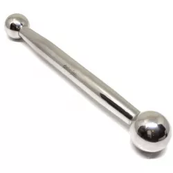 Edelstahl-Bücherstütze, rund, 6