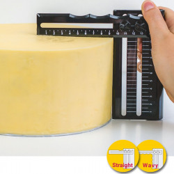 Spachtel für Creme glättet und glatt macht.