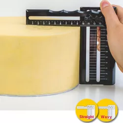 Spachtel für Creme glättet und glatt macht.