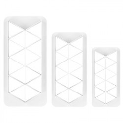 Set Schneidemuster 3 Stück Geometric - Dreiecke