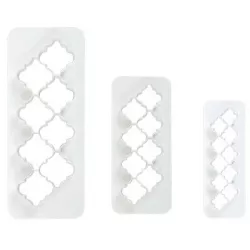 Ausstechformen 3 Stück Geometric