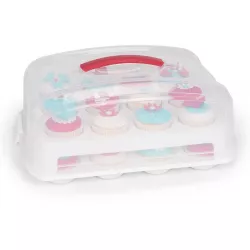 Plastikbox für 24 Cupcakes, 39 cm