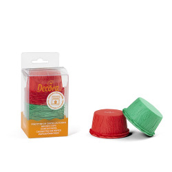 Grüner und roter Muffin-Korb 25 Stück insgesamt