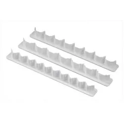 Satz Ausstechformen und Ausstecher sowie Randmarker für Kuchenränder