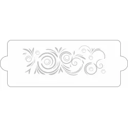 Backform-Tortenform 34x12cm Wirbel