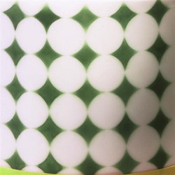 Stencil für Airbrush verschmolzene Kreise