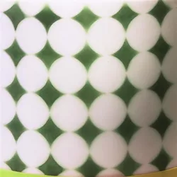 Stencil für Airbrush verschmolzene Kreise