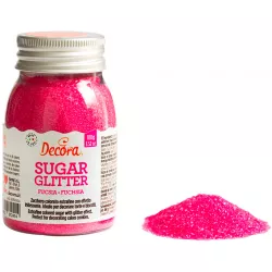 Dekorierzucker 100 g fuchsie feine