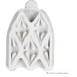 Silikonform Easy Fabric Puff 2,5 × 4,5 cm