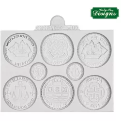 Silikonform alter Münze Schatz