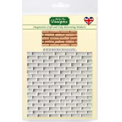 Strukturmatte Ziegel 10 × 10 cm