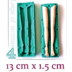 Silikonform für Frauenfuß