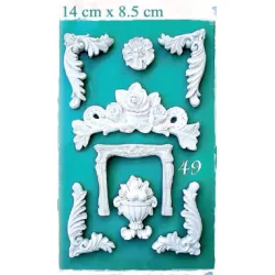 Silikonform Ornamenten