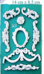 Silikonform Ornamenten