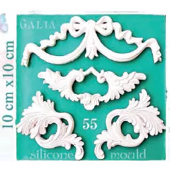 Silikonform Ornamenten