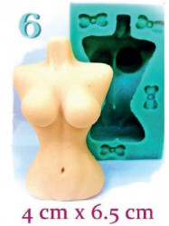 Silikonform für den Körper der Frau