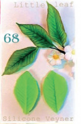Silikonförmchen zur Faserung von Blättern