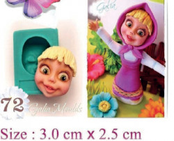 Silikonform Gesichtsmaske Masha