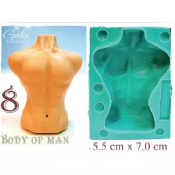 Silikonform für den männlichen Körper