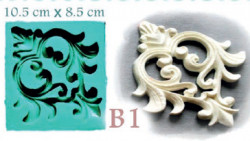 Silikonform Ornament