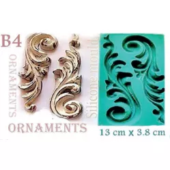 Silikonform Ornament