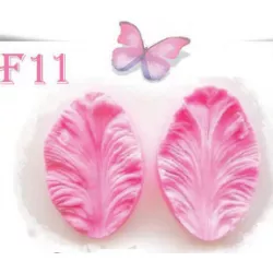 Silikonform Adern-Prägestempel 4 × 4,5 cm