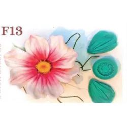 Silikonform „Adern-Präge-Stempel“ 3 × 4,5 cm