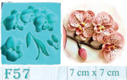 Silikonform Orchidee