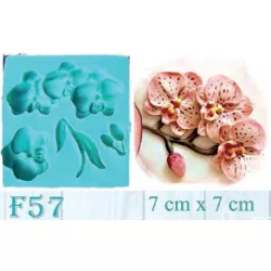 Silikonform Orchidee