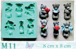 Silikonform Bärchen