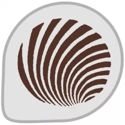 Tortenschablone Muschelform