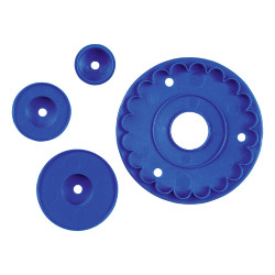 Ausstecher für Rüschen 8,5 cm, 4 Stück